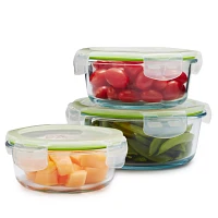 Sur La Table Round Glass Storage Containers, Set of 6