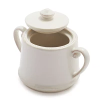 Sur La Table Pearl Stoneware Sugar Bowl