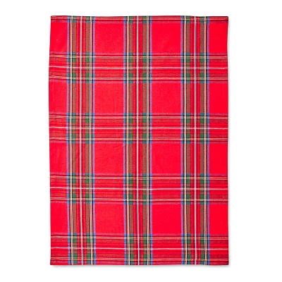 Sur La Table Christmas Plaid Kitchen Towel, 36" x 22"