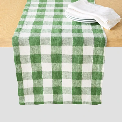 Sur La Table Linen Check Runner