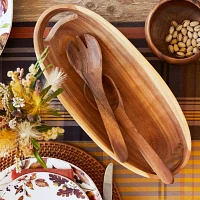 Sur La Table Acacia Wood Salad Bowl