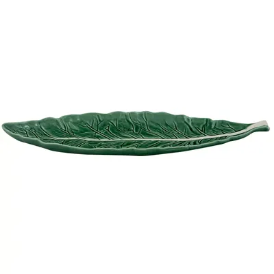Bordallo Pinheiro Cabbage Narrow Leaf Platter