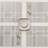 Chilewich Interlaced Silver Placemat 