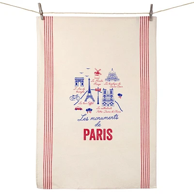 Tissage de L’Ouest Les Monuments de Paris Towel