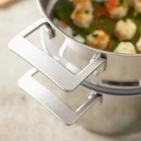 Demeyere Industry5 Stainless Steel Steamer Insert, 5.5 Qt.