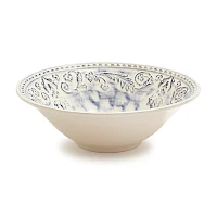 Sur La Table Floral Embossed Serving Bowl