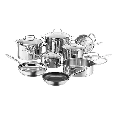 Cuisinart Professional Stainless Steel 13-Piece Cookware Set