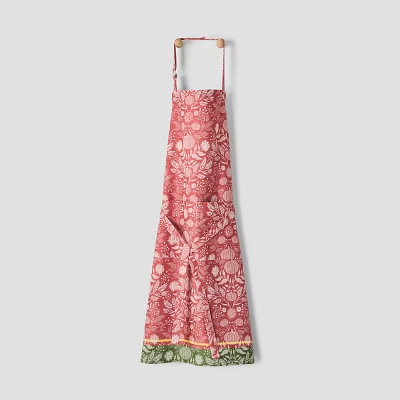 Sur La Table Jacquard Pumpkin Floral Apron