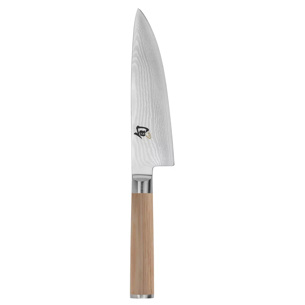 Shun Classic Chefs Knife with Blonde Pakkawood Handle