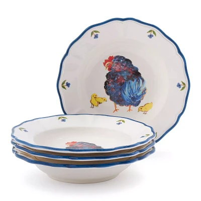 Sur La Table Jacques Pépin Collection Chicks Soup Plates, Set of 4