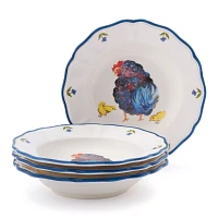 Sur La Table Jacques Pépin Collection Chicks Soup Plates, Set of 4