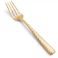 Fortessa Lucca Faceted Gold Serving Fork