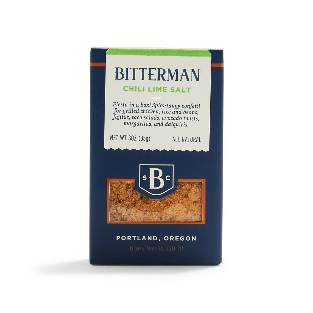 Bitterman Chili Lime Salt, 3 oz.