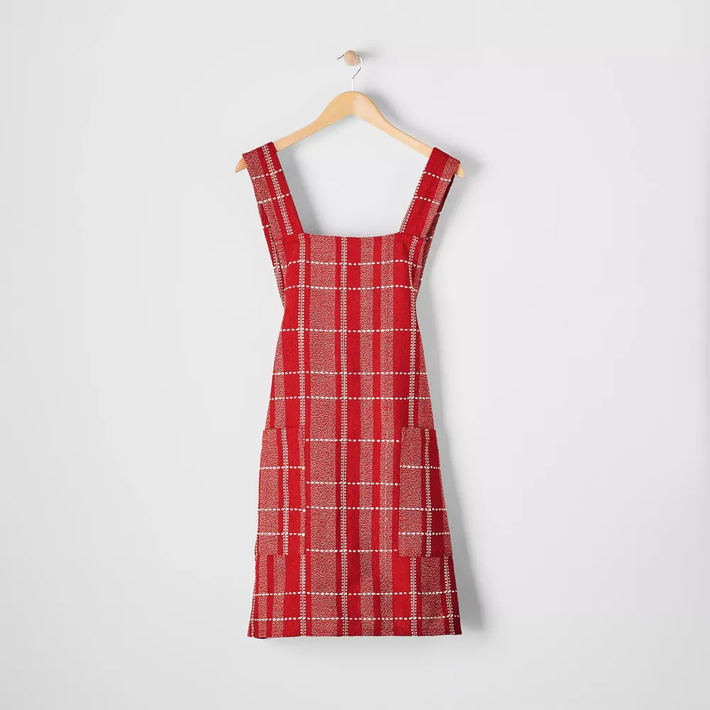 Sur La Table Plaid Smock Apron