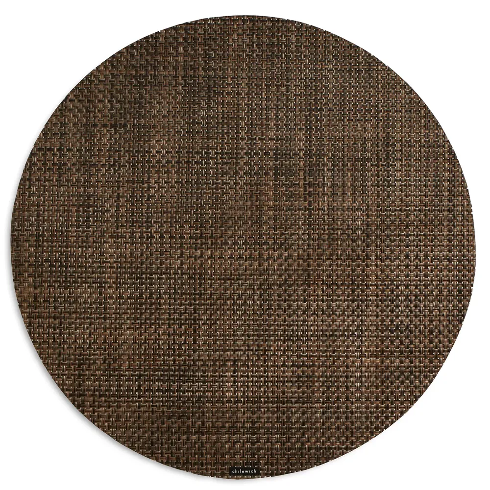 Chilewich Earth Basketweave Round Placemat