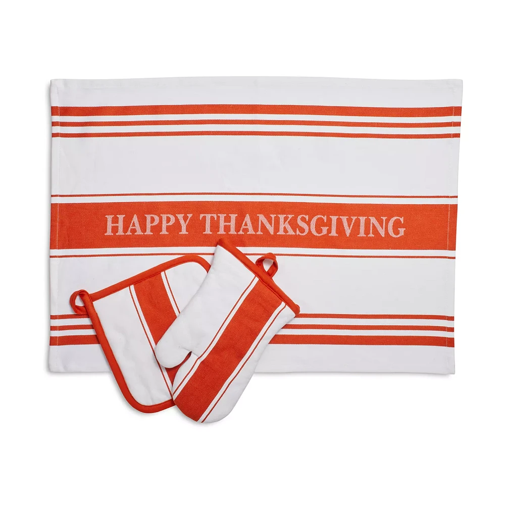 Sur La Table Thanksgiving Linen Gift Set, Set of 3