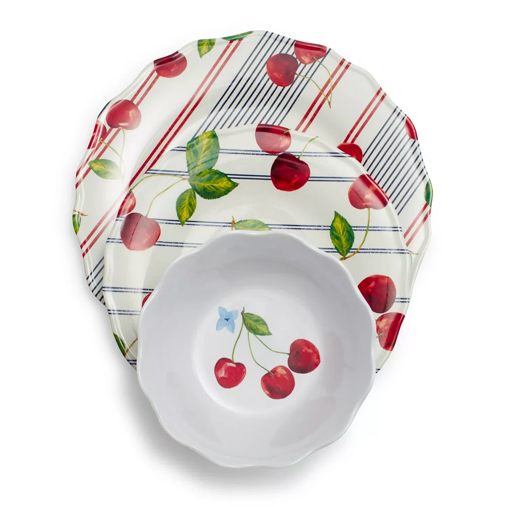 Sur La Table Pique-Nique Melamine Dinnerware, Set of 12