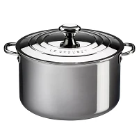 Le Creuset Stainless Steel Nonstick Saucepan with Lid, 4 Qt.