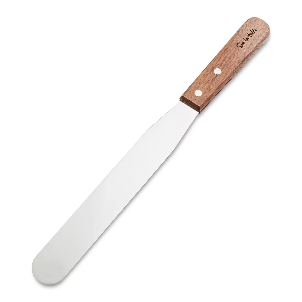 Sur La Table Straight Wood-Handle Icing Spatula, 8"