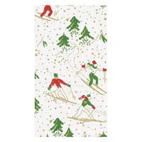 Winter Sports Guest Napkins, Set of 15