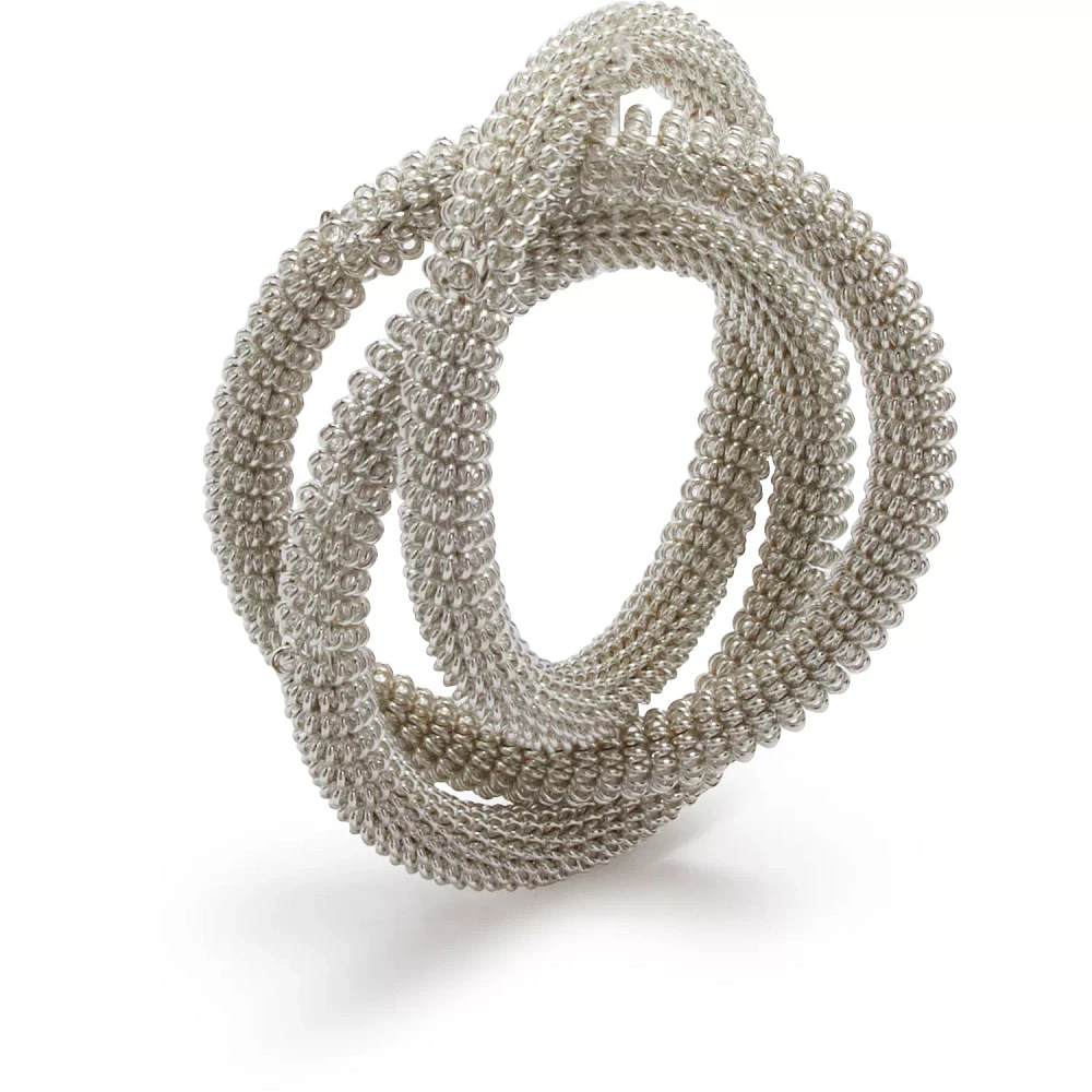 Sur La Table Silver Mesh Napkin Ring