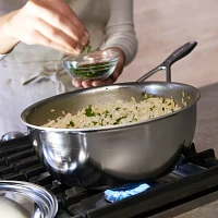 Demeyere Industry5 Stainless Steel Essential Pan, 3.5 Qt.