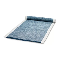 Sur La Table Blue Chalk Table Runner, 108" x 16"