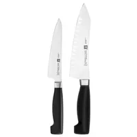 Zwilling J.A. Henckels Four Star Rock & Chop 2-Piece Knife Set