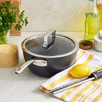 Sur La Table Classic Hard Anodized Ceramic Nonstick Saucepan