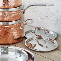 Lagostina Martellata Hammered Copper 10-Piece Set