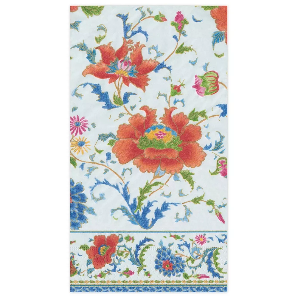 Chinese Ceramic Guest Napkins, Set of 15