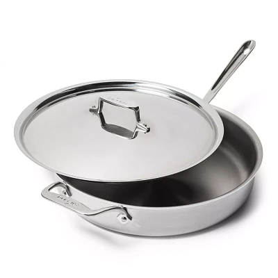 All-Clad D5 Brushed Stainless Steel Sauté Pans