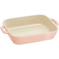 Staub Pastel Macaron Stoneware Rectangular Bakers