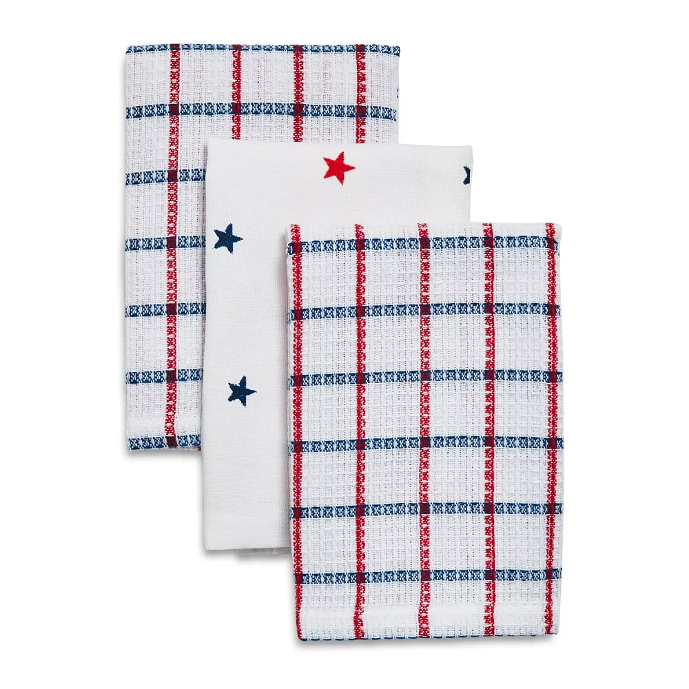 Sur La Table Fourth of July Dishcloths, Set of 3