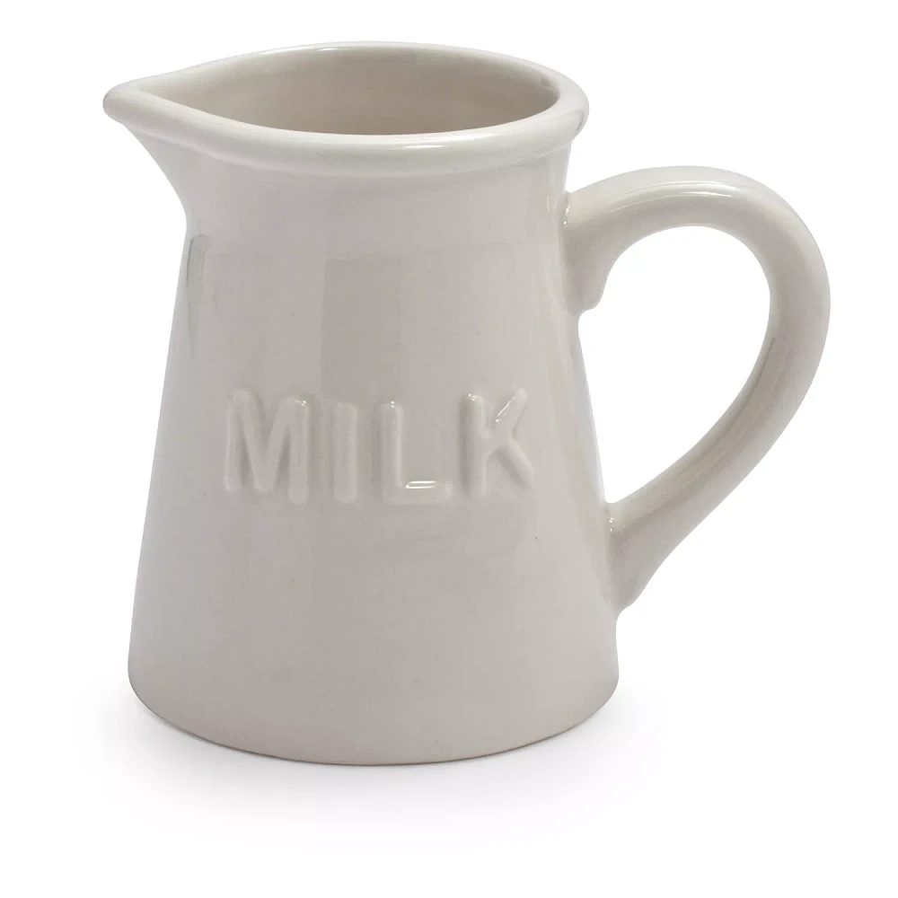 Sur La Table Embossed Milk Carafe