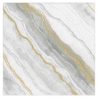 Marble Grey Cocktail Napkins