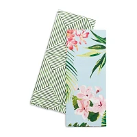 Cabana Leaf Kitchen Towels, Set of 2