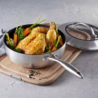 Scanpan CTX Deep Sauté Pan with Lid, 4 qt.