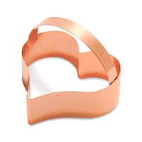 Sur La Table Copper-Plated Heart Cookie Cutters with Handle