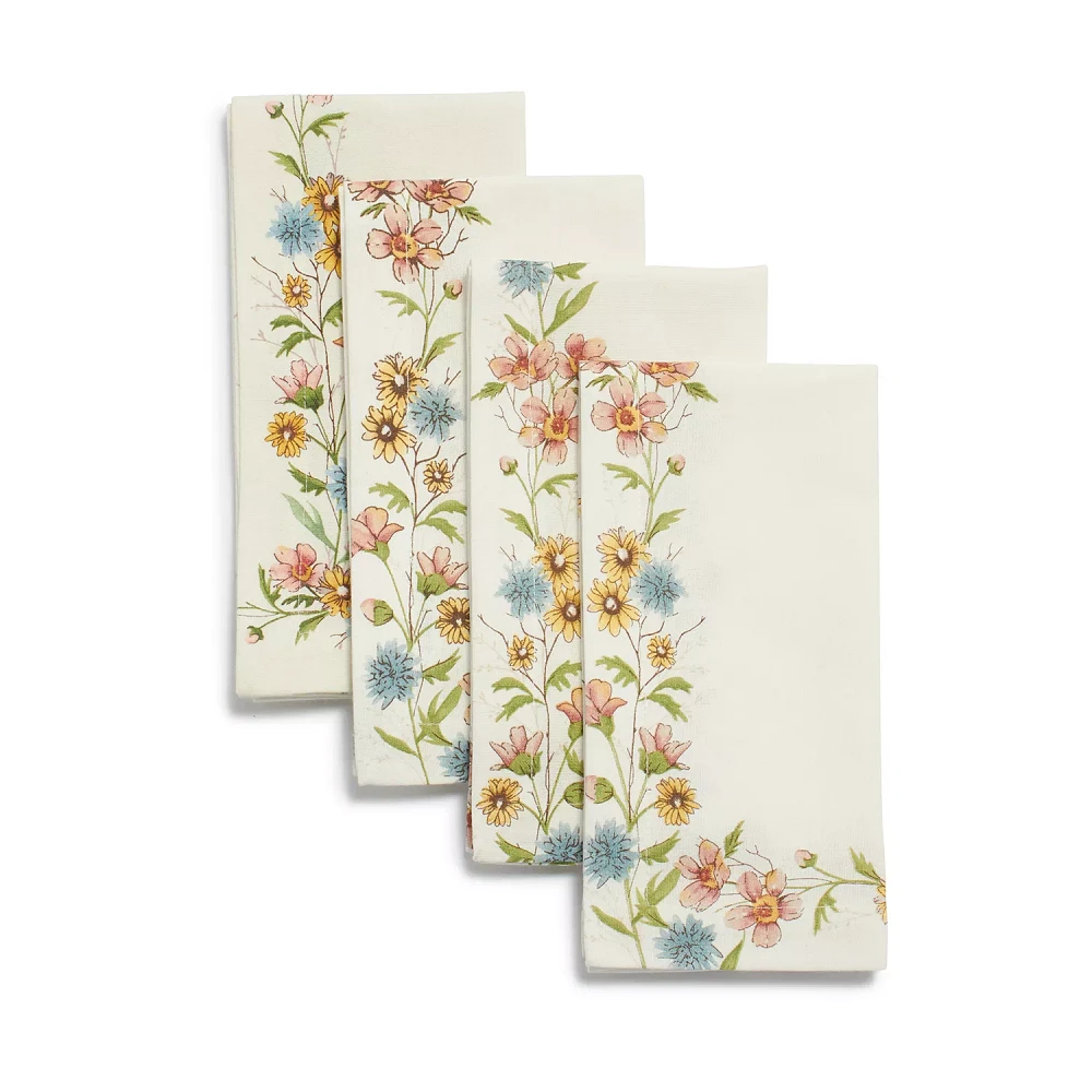 Sur La Table Wildflower Napkins, Set of 4