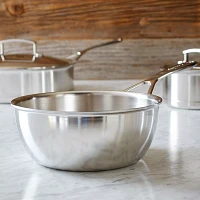 Demeyere Silver7 Stainless Steel Saucier without Lid, 2 Qt.