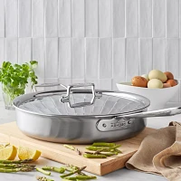 All-Clad D5 Brushed Stainless Steel Sauté Pans