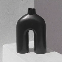 Osmos Studio Off Black Ozo Vase