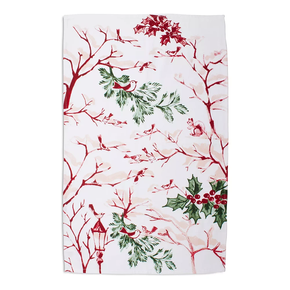 Sur La Table Snowy Lane Kitchen Towel, 30" x 20"