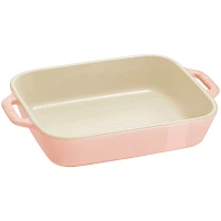 Staub Pastel Macaron Stoneware Rectangular Bakers