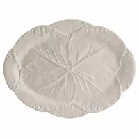 Bordallo Pinheiro Cabbage Beige Oval Platter