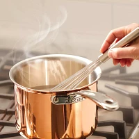 All-Clad c4 Copper Saucepans with Lids