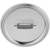 Demeyere Industry5 Stainless Steel Deep Sauté Pan With Double Handle & Lid, 4 Qt.