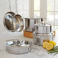 Demeyere Industry5 Stainless-Steel Cookware Set, 10 Piece