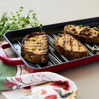 Sur La Table Enameled Cast Iron Grill Pan